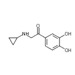 CAS#: 70522-46-2, 2-(Cyclopropylamino)-1-(3,4-dihydroxyphenyl)ethanone