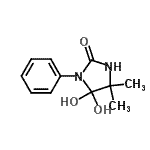 CAS#: 705282-60-6, 5,5-Dihydroxy-4,4-dimethyl-1-phenyl-2-imidazolidinone
