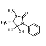 CAS 登录号：705282-64-0， (5S)-4,4-二羟基-1,5-二甲基-3-苯基-2-咪唑烷酮