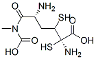 CAS 登录号：70555-24-7， (2R)-2-氨基-3-[(2R)-2-氨基-3-(羧甲基氨基)-3-氧代丙基]二巯基丙酸
