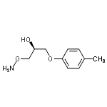 CAS 登录号：706756-39-0， (2S)-1-(氨基氧基)-3-(4-甲基苯氧基)-2-丙醇