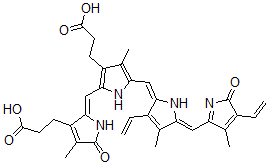 CAS 登录号：70695-22-6， 胆绿素 XIII beta