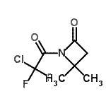 CAS#: 707-58-4, 1-[Chloro(difluoro)acetyl]-4,4-dimethyl-2-azetidinone