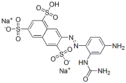 CAS 登录号：70714-85-1， 7-((4-氨基-2-脲基苯基)偶氮)-1,3,6-萘三磺酸二钠盐