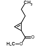 CAS#: 70755-39-4, Methyl 2-propyl-2-cyclopropene-1-carboxylate