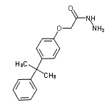 CAS 登录号：70757-64-1， 2-[4-(2-苯基-2-丙基)苯氧基]乙酰肼