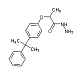 CAS 登录号：70757-69-6， 2-[4-(2-苯基-2-丙基)苯氧基]丙酰肼