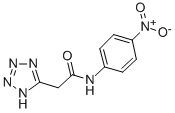 CAS 登录号：70786-32-2， N-(4-硝基苯基)-1H-四唑-5-乙酰胺