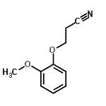 CAS#: 70786-42-4, 3-(2-Methoxyphenoxy)propanenitrile