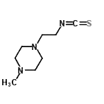 CAS 登录号：70825-74-0， 1-(2-异硫氰酸基乙基)-4-甲基哌嗪