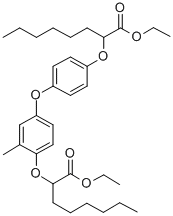 CAS 登录号：70886-49-6， 乙基2-(4-(4-((1-(乙氧羰基)庚基)氧基)-3-甲基苯氧基)苯氧基)辛酸酯