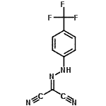 CAS 登录号：7089-17-0， {[4-(三氟甲基)苯基]亚肼基}丙二腈