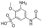 CAS 登录号：70900-30-0， 5-(乙酰氨基)-3-氨基-2-甲氧基-苯磺酸