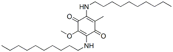 CAS 登录号：70960-79-1， 2,5-二(癸基氨基)-3-甲氧基-6-甲基-1,4-苯醌