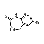 CAS#: 709650-05-5, 7-Bromo-1,3,4,5-tetrahydro-2H-pyrido[2,3-e][1,4]diazepin-2-one