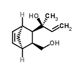 CAS 登录号：709676-09-5， (2S)-2-[(1S,2R,3S,4R)-3-(羟基甲基)双环[2.2.1]庚-5-烯-2-基]-3-丁烯-2-醇
