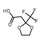 CAS#: 70976-13-5, [2-(Trifluoromethyl)-1,3-dioxolan-2-yl]acetic acid