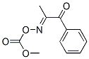CAS 登录号:70979-95-2, O-(甲氧羰基)-N-(1-甲基-2-氧代-2-苯基乙亚基)羟胺