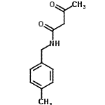 CAS 登录号：710307-99-6， N-(4-甲基苄基)-3-氧代丁酰胺