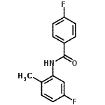 CAS 登录号：710310-25-1， 4-氟-N-(5-氟-2-甲基苯基)苯甲酰胺