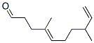 CAS 登录号：71077-31-1， 4,8-二甲基-4,9-癸二烯醛