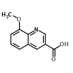 CAS#: 71082-36-5, 8-Methoxy-3-quinolinecarboxylic acid
