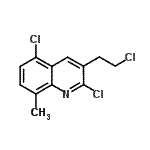 CAS#: 71114-99-3, 2,5-Dichloro-3-(2-chloroethyl)-8-methylquinoline