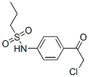 CAS 登录号：71130-59-1， N-[4-(氯乙酰基)苯基]-1-丙烷磺酰胺