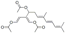 CAS 登录号：71135-78-9， (1E,6E,8E)-3-[(Z)-乙酰氧基甲基烯]-7,11-二甲基-1,6,8,10-十二碳四烯-1,4-二醇二乙酸酯