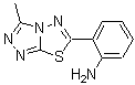 CAS#: 712293-71-5, 2-(3-Methyl[1,2,4]triazolo[3,4-b][1,3,4]thiadiazol-6-yl)aniline