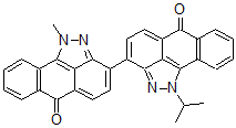 CAS#: 71230-66-5, 1-Methyl-1'-(1-Methylethyl)[3,3'-Bianthra[1,9-cd]Pyrazole]-6,6'(1H,1'H)-Dione