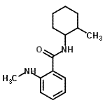 CAS 登录号：712309-18-7， 2-(甲基氨基)-N-(2-甲基环己基)苯甲酰胺