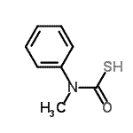 CAS 登录号：71261-39-7， 甲基(苯基)氨基硫代甲酸S-酸