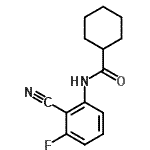 CAS#: 713078-43-4, N-(2-Cyano-3-fluorophenyl)cyclohexanecarboxamide