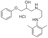 CAS#: 71314-17-5, 1-Phenoxy-3-((2-(2,6-Xylidino)Ethyl)Amino)-2-Propanol Hydrochloride