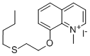 CAS 登录号：71314-98-2， 8-(2-(丁基硫代)乙氧基)-1-甲基-喹啉鎓碘化物
