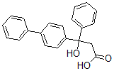 CAS 登录号：71315-03-2， (-)-3-(4-联苯基)-3-苯基-羟基丙酸