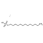 CAS 登录号：71317-43-6， 1-十三烷醇,氢硫酸盐,钾盐(1:1)