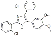 CAS 登录号：71360-31-1， 2,4-二-(2-氯苯基)-5-(3,4-二甲氧基苯基)-咪唑