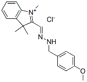 CAS#: 71373-16-5, 1,3,3-Trimethyl-2-(N-methyl-N-(4-methoxyphenyl)hydrazonomethyl)indolium chloride