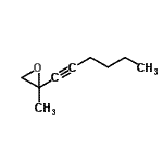 CAS#: 7138-42-3, 2-(1-Hexyn-1-yl)-2-methyloxirane