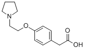 CAS 登录号：714230-90-7， 4-[2-(1-吡咯烷基)乙氧基]-苯乙酸