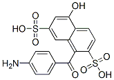 CAS 登录号:71436-94-7, 4-氨基苯甲酰-5-羟基萘-2,7-二磺酸