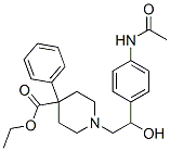 CAS 登录号：7146-71-6， 1-[2-(4-乙酰氨基苯基)-2-羟基-乙基]-4-苯基-哌啶-4-羧酸乙酯