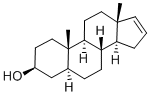 CAS 登录号：7148-51-8， (3B,5A)-雄甾-16-烯-3-醇