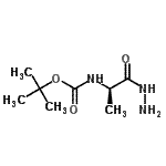 CAS#: 716329-42-9, 2-Methyl-2-propanyl [(2R)-1-hydrazino-1-oxo-2-propanyl]carbamate
