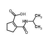 CAS 登录号：716362-55-9， 2-(异丙基氨基甲酰)-1-环戊烯-1-羧酸