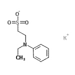 CAS 登录号：71673-16-0， 钾2-[乙基(苯基)氨基]乙烷磺酸酯