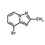 CAS 登录号：7169-96-2， 8-溴-2-甲基[1,2,4]三唑并[1,5-a]吡啶
