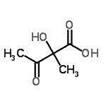 CAS#: 71698-08-3, 2-Hydroxy-2-methyl-3-oxobutanoic acid